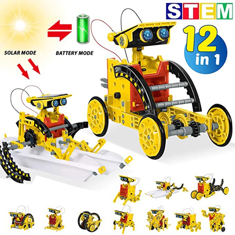 Science Project Robot - 12 in 1 Esperimento scientifico Robot