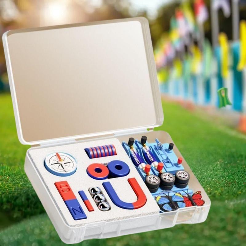 Science Project Kit - Set Educativo per Esperimenti con Magneti