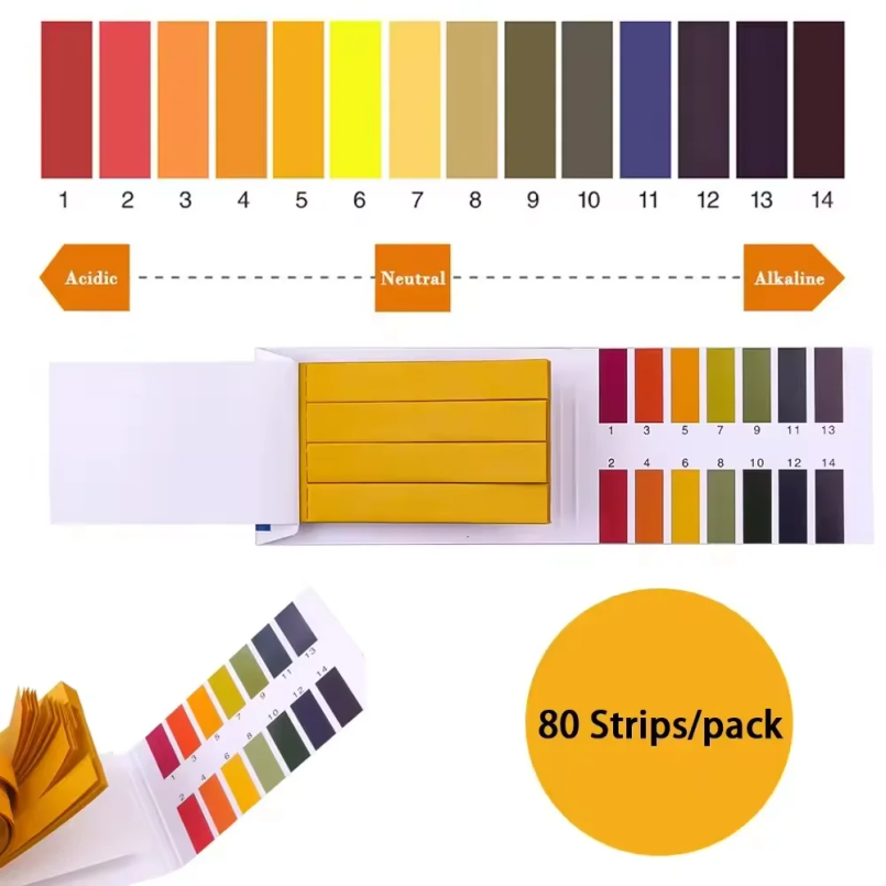 Water Testing Kit - 80 Strisce/Confezione Strisce Reattive PH Misuratore