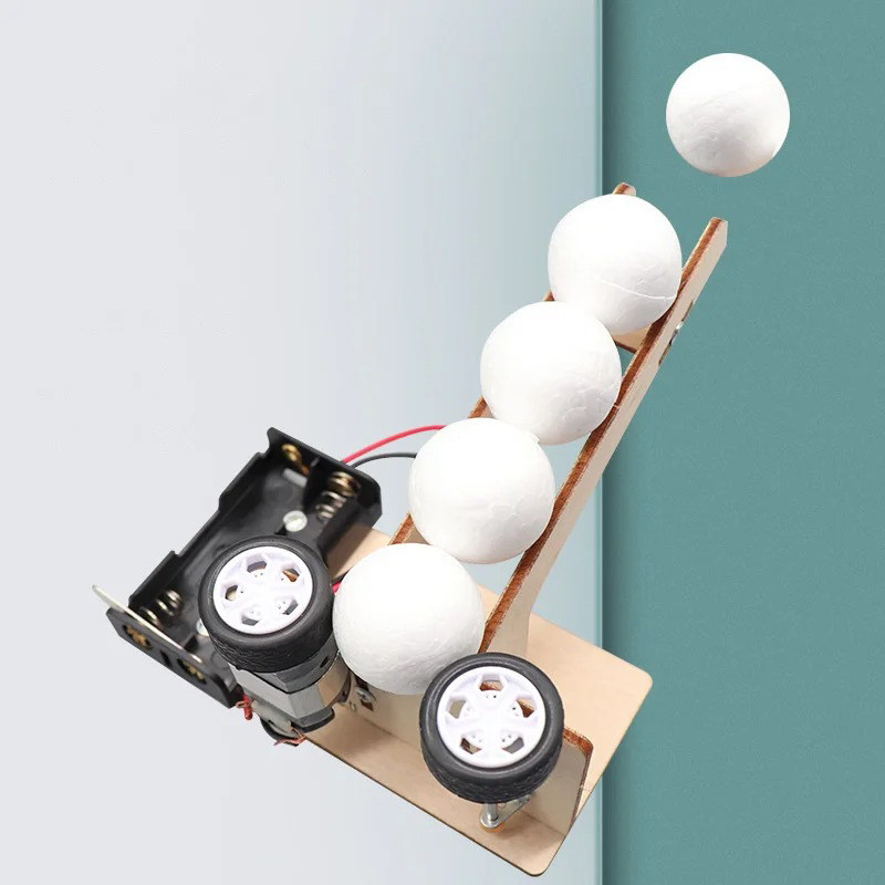 Science Project Kit - Kit Macchina Lanciapalle Elettrica, Giocattoli Scientifici