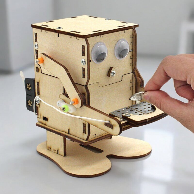 Science Project Robot - Kit Educativo STEM: Robot in Legno