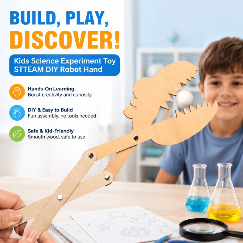Science Project Robot - Kit STEM per Esperimenti Scientifici: Mano