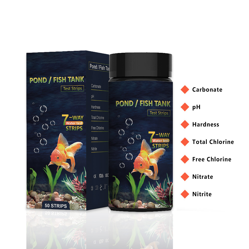 Water Testing Kit - Strisce reattive per acquario 7 in