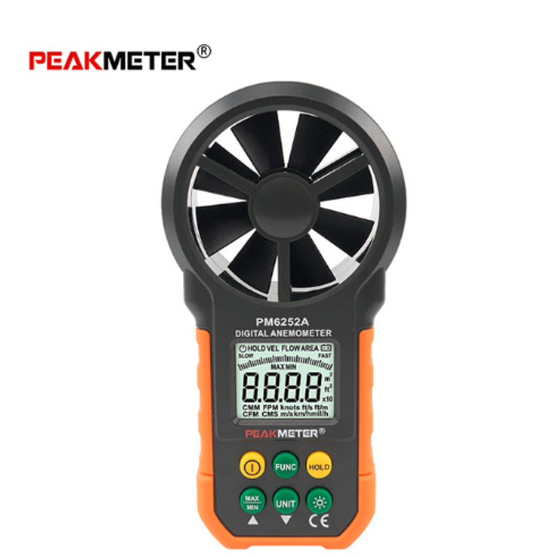 Anemometer Wind Speed - PEAKMETER PM6252A/PM6252B Anemometro Digitale Misuratore di