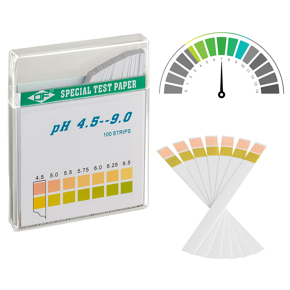 Water Testing Kit - Kit di 100 Strisce di Carta