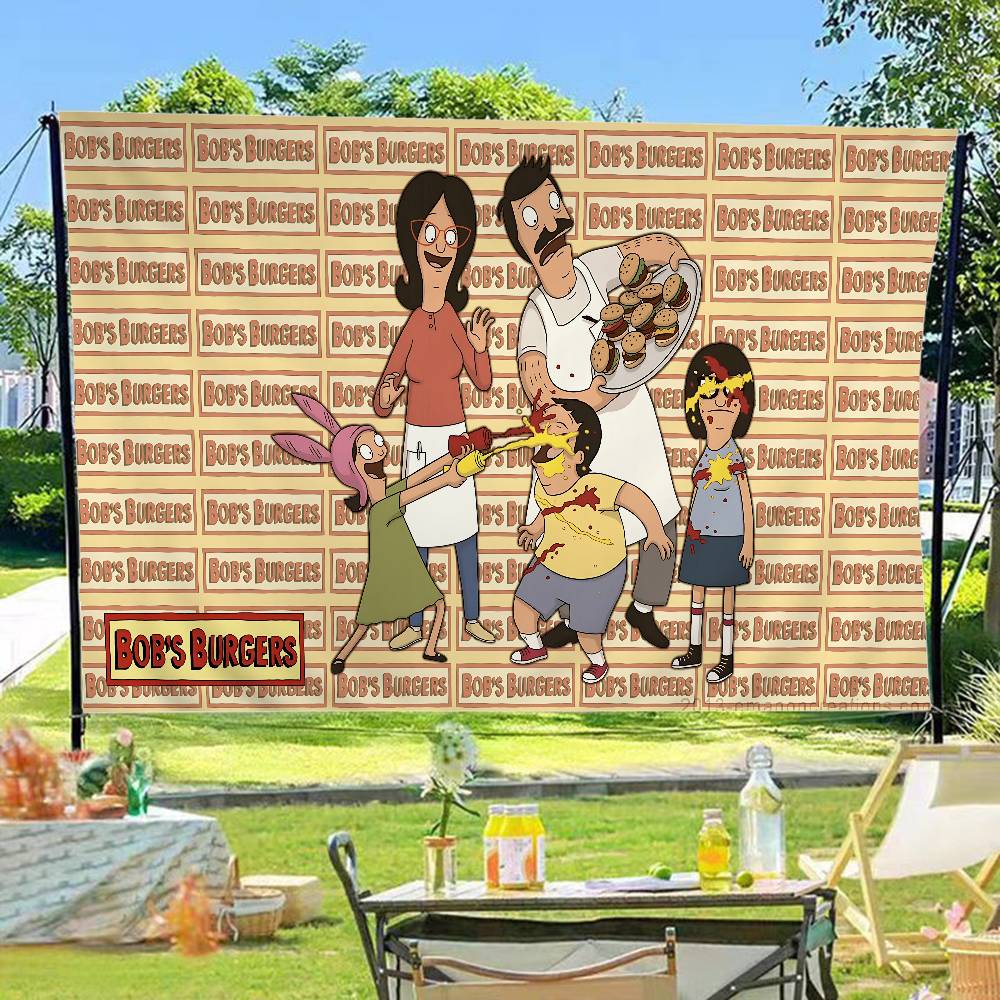 Science Bob - Bandiera Grande Stampata BobS-Burgers Anmie, Arte