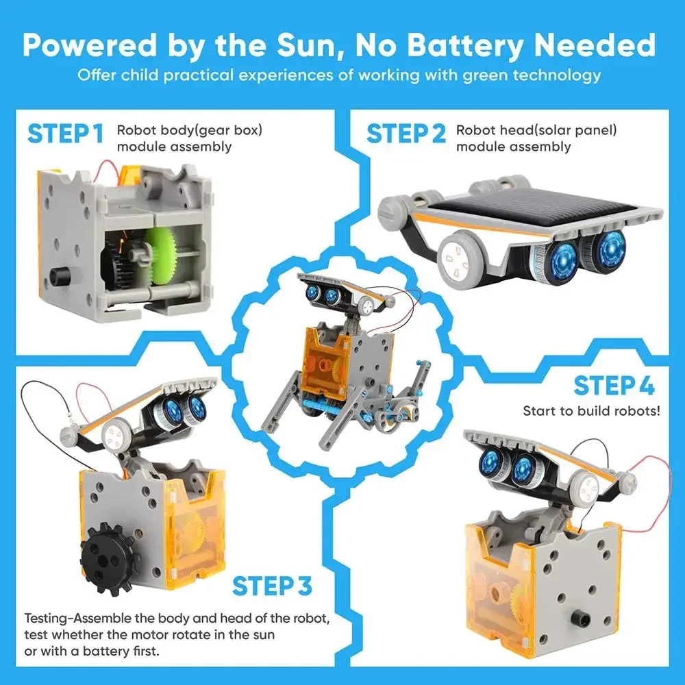 Giocattoli robot solari educat - Science Project Robot recensione e prezzo