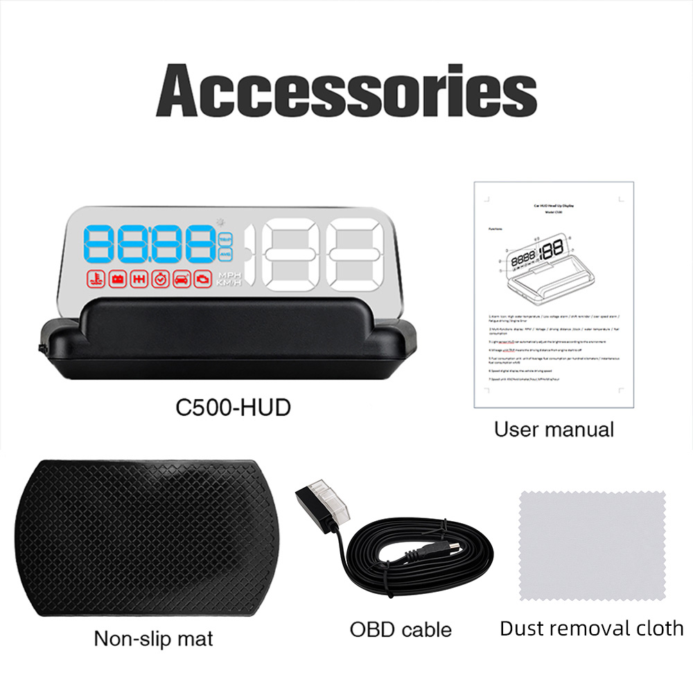 C500/T900, OBD/GPS HUD Display - Anemometer Wind Speed recensione e prezzo