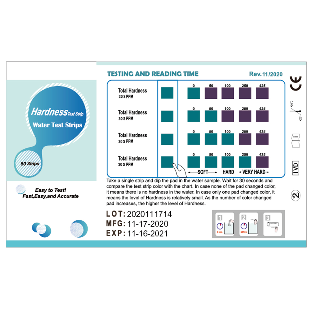 Striscia di prova di durezza c - Water Testing Kit recensione e prezzo