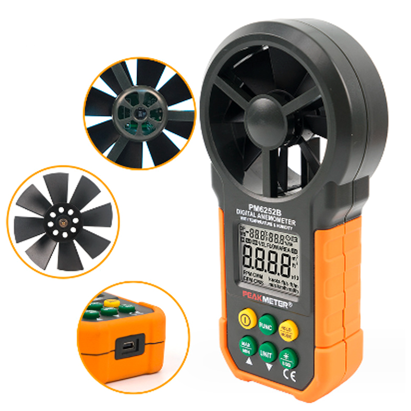 PEAKMETER PM6252A/PM6252B Anem - Anemometer Wind Speed recensione e prezzo
